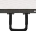 vidaXL Skladací záhradný stôl biely 180x72x72 cm HDPE – Obrázok 7