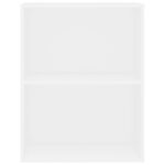 vidaXL Knižnica biela 60x30x76,5 cm kompozitné drevo – Obrázok 4