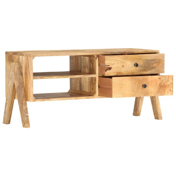 vidaXL TV skrinka 97x35x47 cm masívne mangovníkové drevo – Obrázok 3