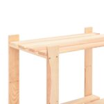 vidaXL Regály s 3 policami 3 ks 80x38x90 cm borovicový masív 250 kg – Obrázok 6