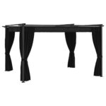 vidaXL Altánok 4x3 m, antracitový