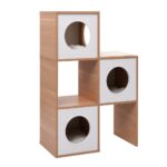 vidaXL Domček pre mačky so sisalovou podložkou na škrabanie 100 cm