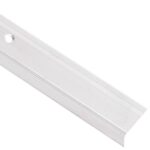 vidaXL Schodové lišty v tvare L 15 ks, hliník 90 cm, strieborné – Obrázok 4