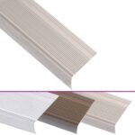 vidaXL Schodové lišty v tvare L 15 ks hliník 90 cm champagne – Obrázok 2