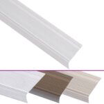 vidaXL Schodové lišty v tvare L 5 ks hliník 100 cm strieborné – Obrázok 2