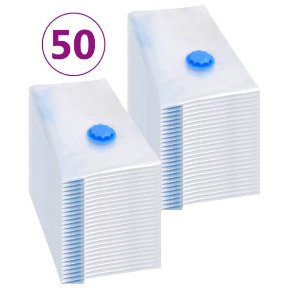 vidaXL Vákuové cestovné úložné vrecká 60x40 cm 50 ks – Obrázok 3