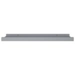 vidaXL Poličky na zarámované obrázky 2 ks sivé 40x9x3 cm MDF – Obrázok 4