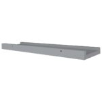 vidaXL Poličky na zarámované obrázky 2 ks sivé 40x9x3 cm MDF – Obrázok 6