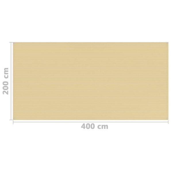 vidaXL Koberec do stanu 200x400 cm béžový – Obrázok 5