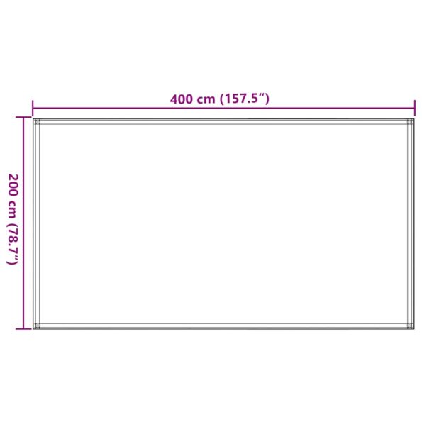 vidaXL Koberec do stanu 200x400 cm béžový – Obrázok 8