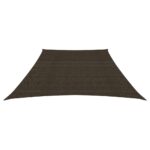 vidaXL Tieniaca plachta 160 g/m² hnedá 3/4x3 m HDPE – Obrázok 4