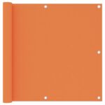 vidaXL Balkónová markíza, oranžová 90x600 cm, oxfordská látka