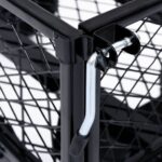 vidaXL Záhradný ručný vozík čierny 350 kg – Obrázok 9