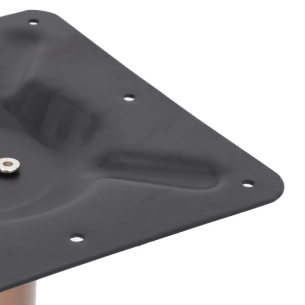 vidaXL Noha pre bistro stôl mosadzná 70x40x72 cm nehrdzavejúca oceľ – Obrázok 4