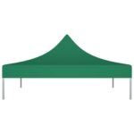 vidaXL Strecha na párty stan 2x2 m, zelená 270 g/m² – Obrázok 3