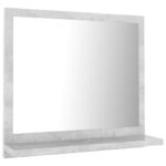 vidaXL Kúpeľňové zrkadlo, betónovo sivé 40x10,5x37cm, kompozitné drevo – Obrázok 2