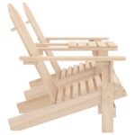 vidaXL Záhradné stoličky Adirondack+stolík, jedľový masív – Obrázok 3