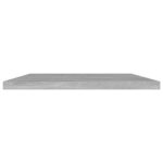 vidaXL Prídavné police 4 ks, betónovo sivé 60x20x1,5 cm, drevotrieska – Obrázok 3