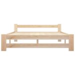 vidaXL Posteľný rám borovicový masív 160x200 cm – Obrázok 3