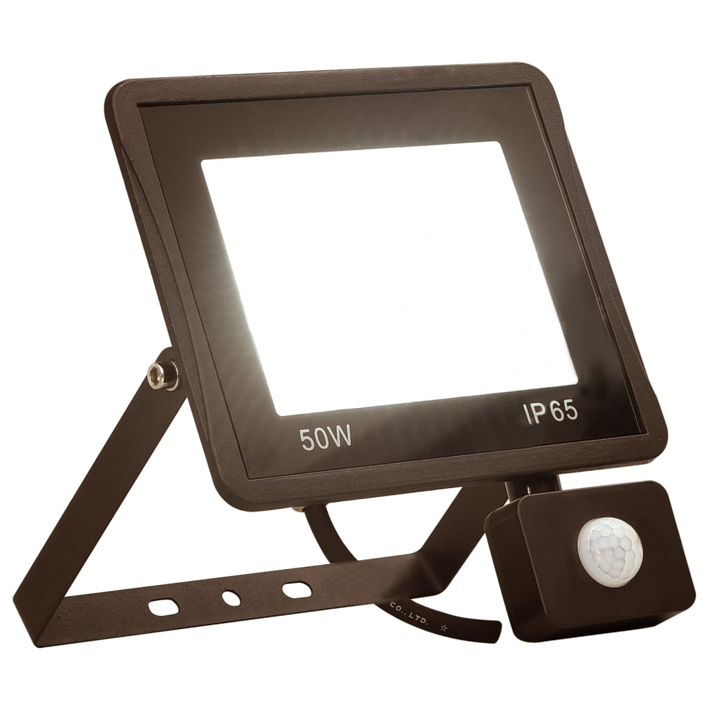 VXL8720286342558_a_en_hd_1.jpg vidaXL LED reflektor so senzorom 50 W teplé biele svetlo – Obrázok 1