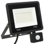 vidaXL LED reflektor so senzorom 50 W teplé biele svetlo – Obrázok 3