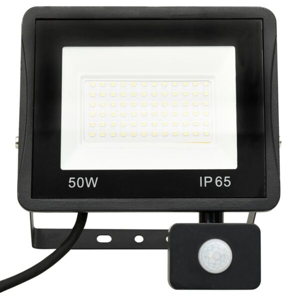 vidaXL LED reflektor so senzorom 50 W teplé biele svetlo – Obrázok 4