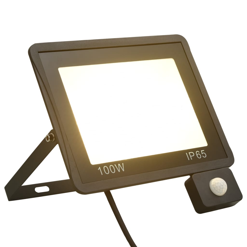 VXL8720286342565_a_en_hd_1.jpg vidaXL LED reflektor so senzorom 100W teplé biele svetlo – Obrázok 1