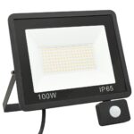 vidaXL LED reflektor so senzorom 100W teplé biele svetlo – Obrázok 3
