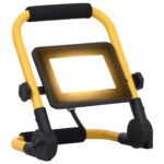 vidaXL LED reflektor s rukoväťou 30 W teplé biele svetlo