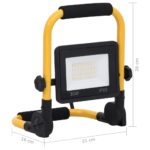 vidaXL LED reflektor s rukoväťou 30 W teplé biele svetlo – Obrázok 12