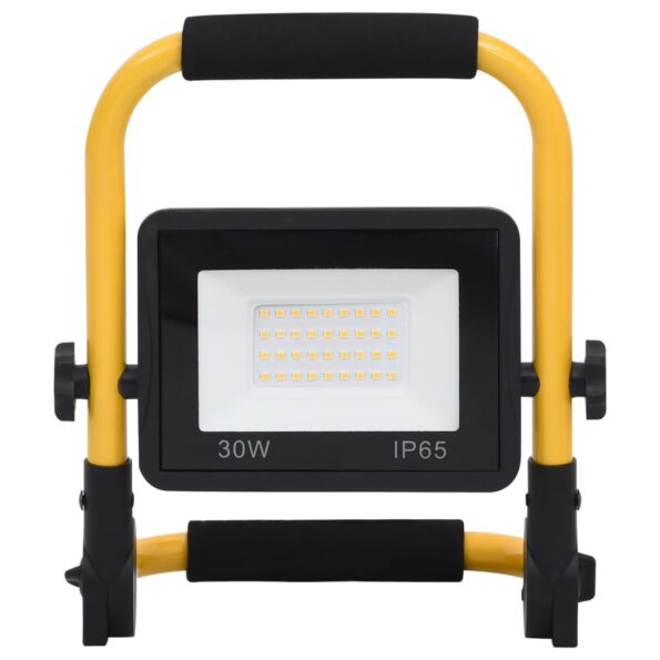 vidaXL LED reflektor s rukoväťou 30 W teplé biele svetlo – Obrázok 3