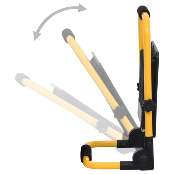 vidaXL LED reflektor s rukoväťou 100 W studené biele svetlo – Obrázok 6