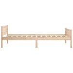 vidaXL Posteľný rám borovicový masív 90x200 cm – Obrázok 3