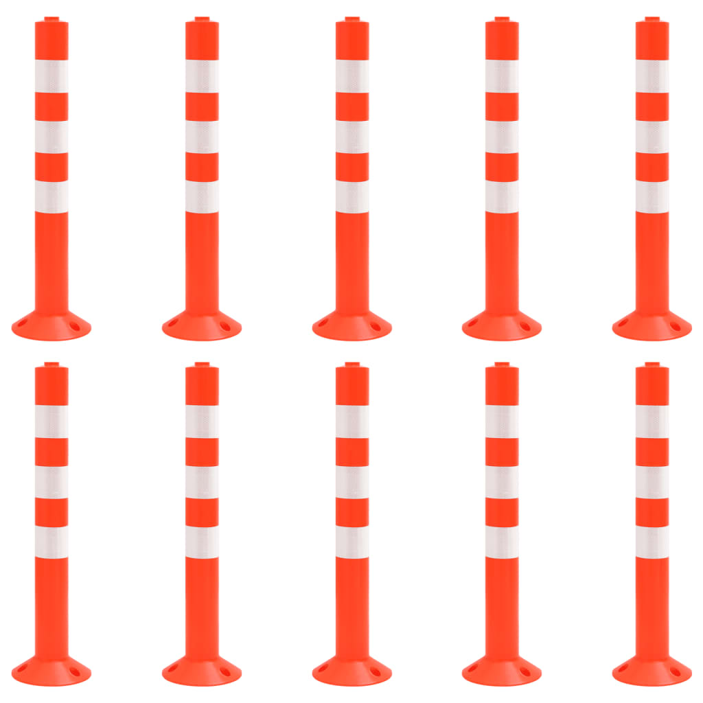 VXL8720286365274_a_en_hd_1.jpg vidaXL Dopravné stĺpiky 10 ks 75 cm PE – Obrázok 1