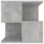 vidaXL Príručný stolík betónovosivý 40x40x40 cm drevotrieska – Obrázok 5