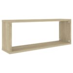 vidaXL Nástenné police 6 ks, dub sonoma 60x15x23 cm, kompozitné drevo – Obrázok 4