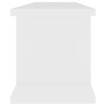 vidaXL Nástenné police 2 ks biele 75x18x20 cm spracované drevo – Obrázok 6