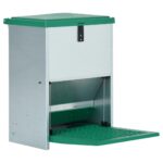 vidaXL Feedomatic Automatické kŕmidlo pre hydinu s nášľapom 12 kg