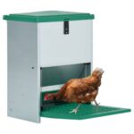 vidaXL Feedomatic Automatické kŕmidlo pre hydinu s nášľapom 12 kg – Obrázok 2