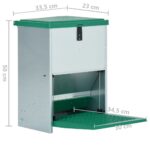 vidaXL Feedomatic Automatické kŕmidlo pre hydinu s nášľapom 12 kg – Obrázok 8