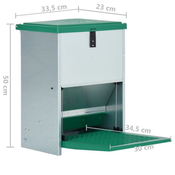 VXL8720286640098_g_en_hd_7.jpg vidaXL Feedomatic Automatické kŕmidlo pre hydinu s nášľapom 12 kg – Obrázok 8
