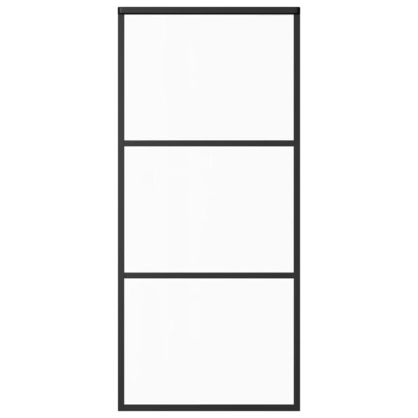 VXL8720286648964_g_en_hd_2.jpg vidaXL Posuvné dvere s kovaním ESG sklo a hliník 90x205 cm – Obrázok 4