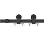 vidaXL Posuvné dvere s kovaním ESG sklo a hliník 90x205 cm – Obrázok 7