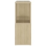 vidaXL Knižnica farba dubu sonoma 60x24x63 cm drevotrieska – Obrázok 6