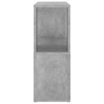 vidaXL Knižnica betónová sivá 60x24x63 cm drevotrieska – Obrázok 6