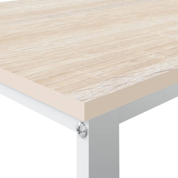 VXL8720286652398_g_en_hd_3.jpg vidaXL Počítačový stôl biely a dubový 110x60x73 cm drevotrieska – Obrázok 5