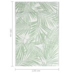vidaXL Vonkajší koberec sivý 120x180 cm PP – Obrázok 7