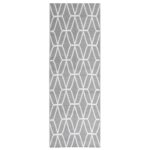 vidaXL Vonkajší koberec sivý 80x250 cm PP – Obrázok 2