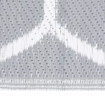 vidaXL Vonkajší koberec sivý 80x250 cm PP – Obrázok 3
