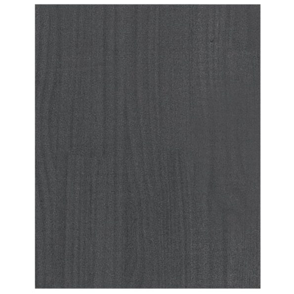 vidaXL TV skrinka sivá 70x33x42 cm masívne borovicové drevo – Obrázok 7